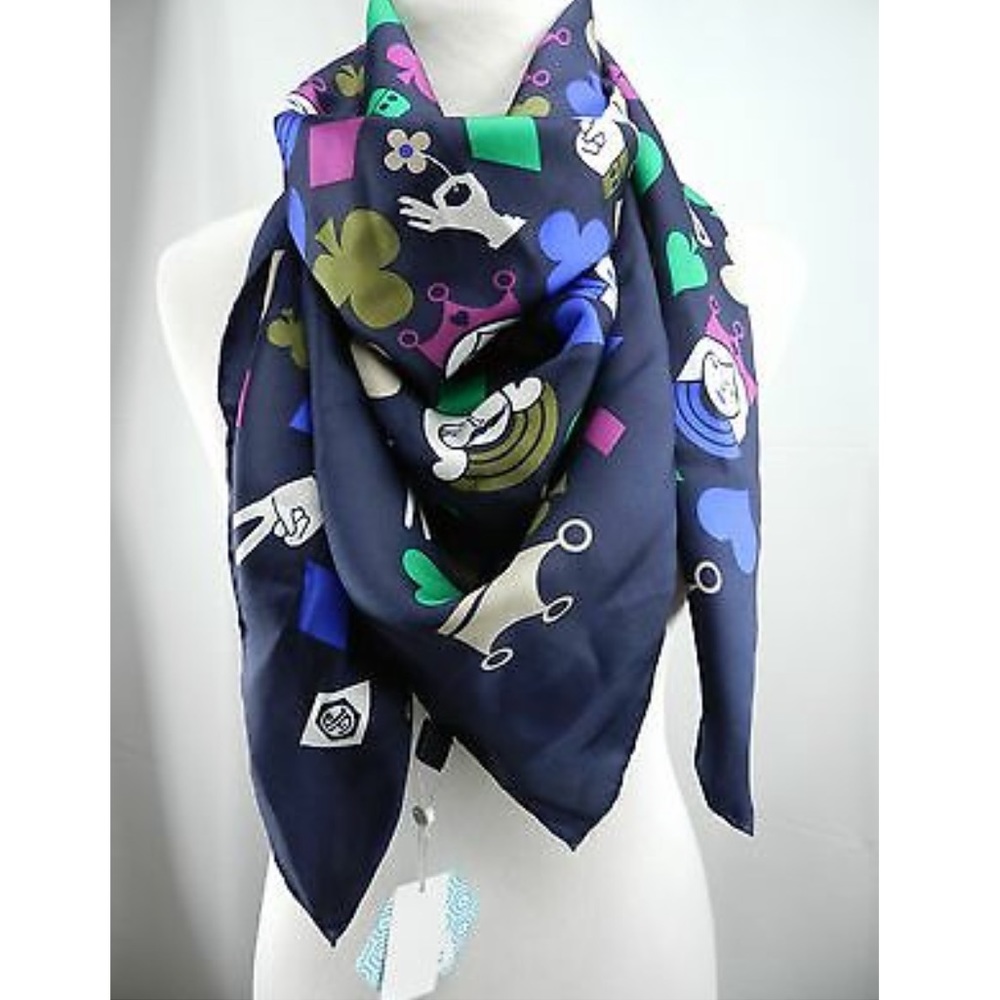 Jonathan Adler House of Cards silk scarf